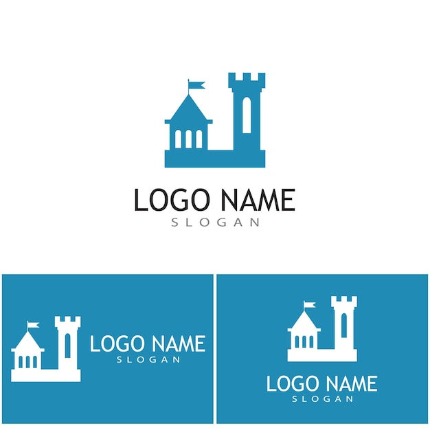 Castle Logo Template vector symbol icon design