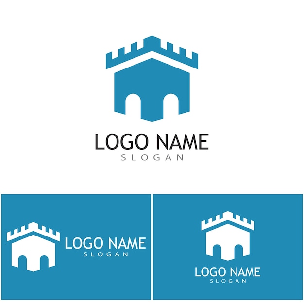 Castle Logo Template vector symbol icon design