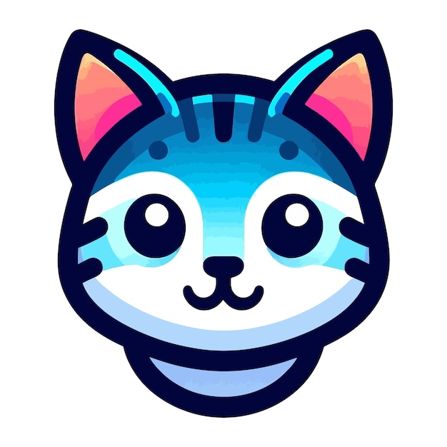 a cat avatars vector illuistration