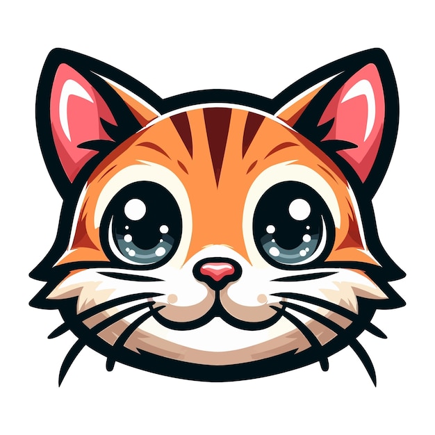 a cat avatars vector illuistration