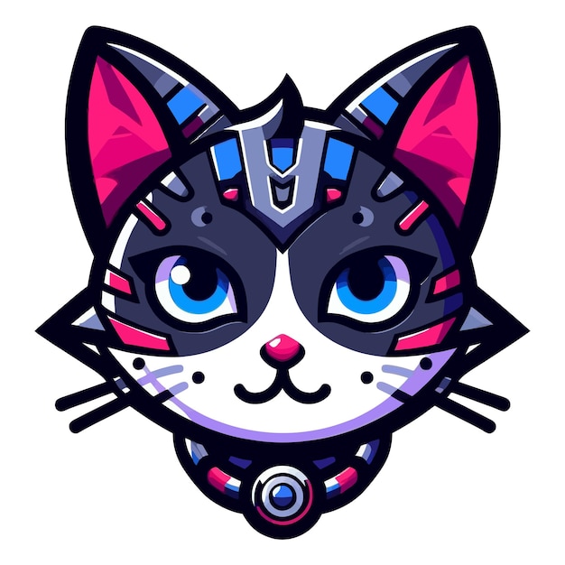 a cat avatars vector illuistration