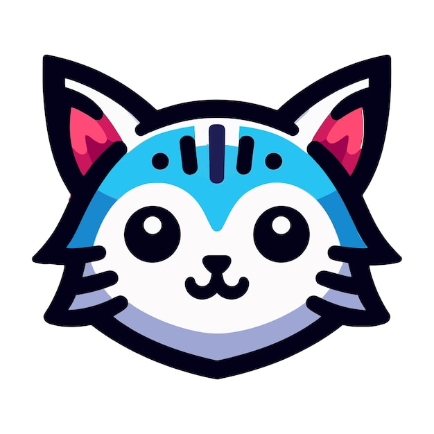 a cat avatars vector illuistration