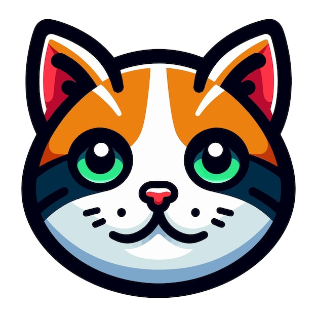 a cat avatars vector illuistration