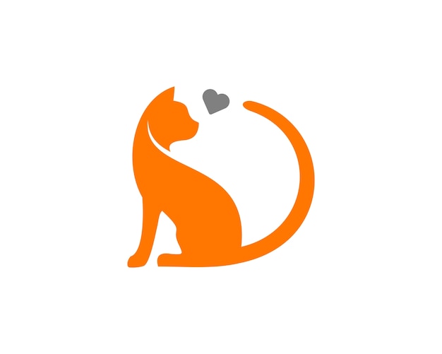 Cat care logo