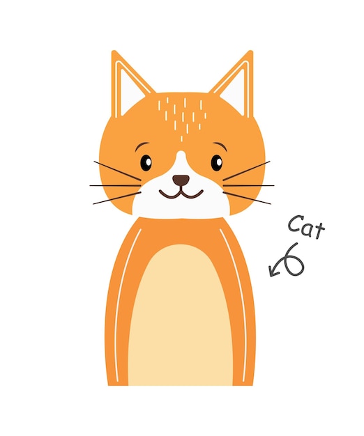 Cat Cartoon character Vector