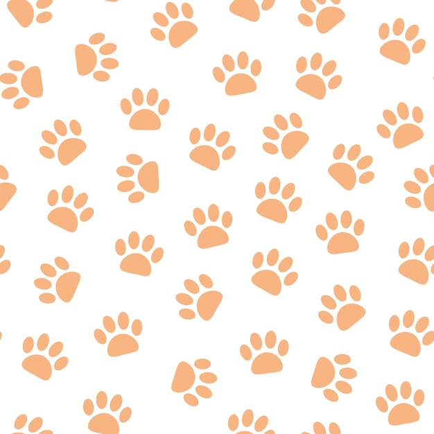 Cat dog animal seamless endless wrapping cover pattern background illustration