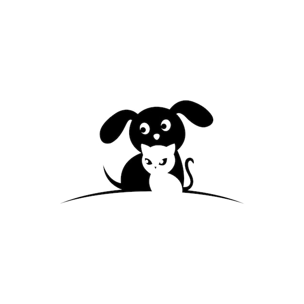 cat and dog logo