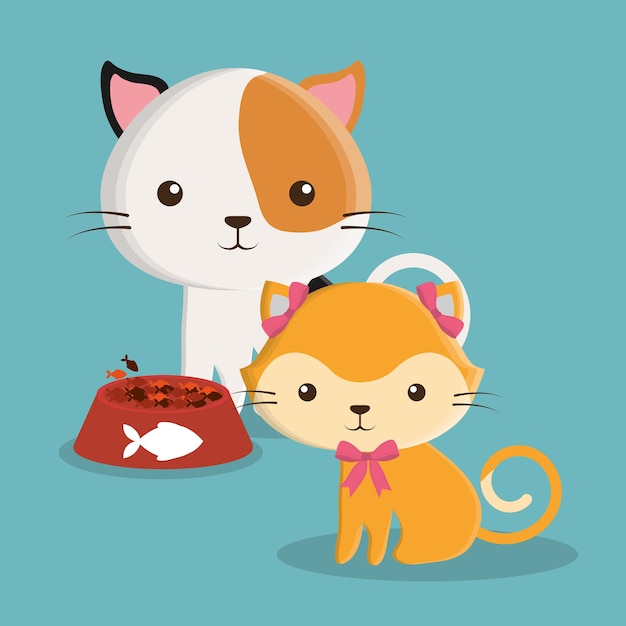 cat food fish cartoon pet animal 