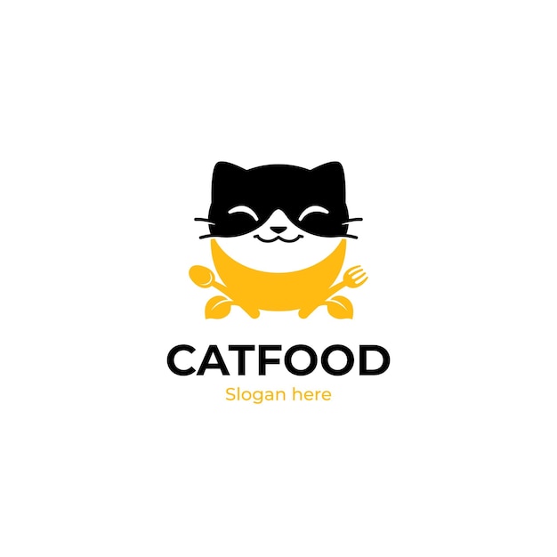 Cat food logo, Pet shop and cat shop