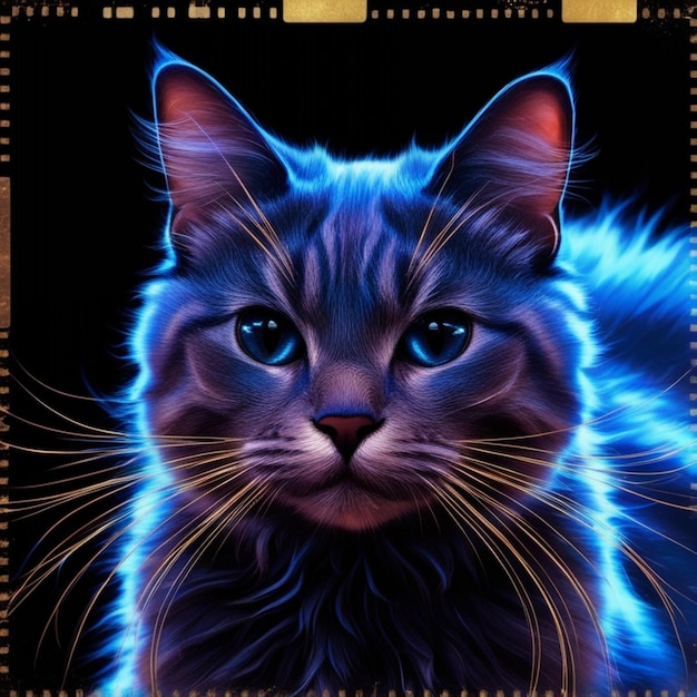 Vector cat kitten image