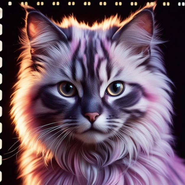 Vector cat kitten image