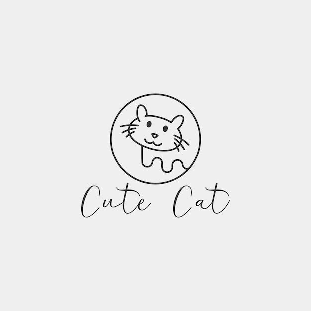 Cat logo design