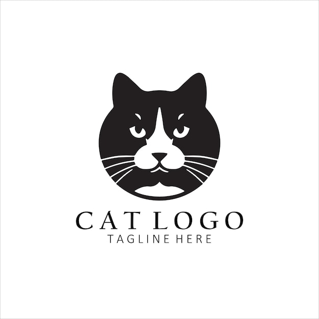 Cat logo template