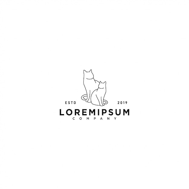 Cat Logo Template