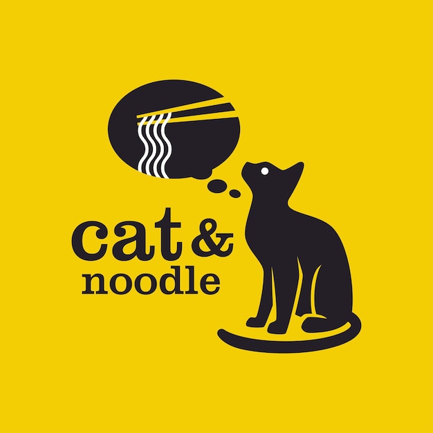 Cat Noodle Logo