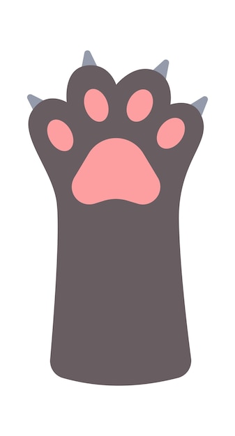 Cat Paws Kitten Leg Vector illustration