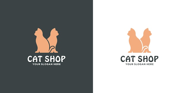 Cat shop, cat logo design inspiration