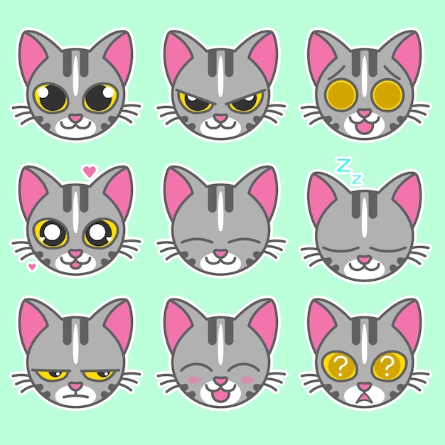 Cat sticker pack