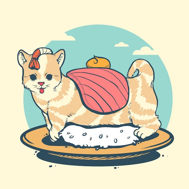 Cat Sushi