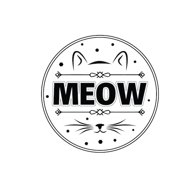 Cat svg circuitry design