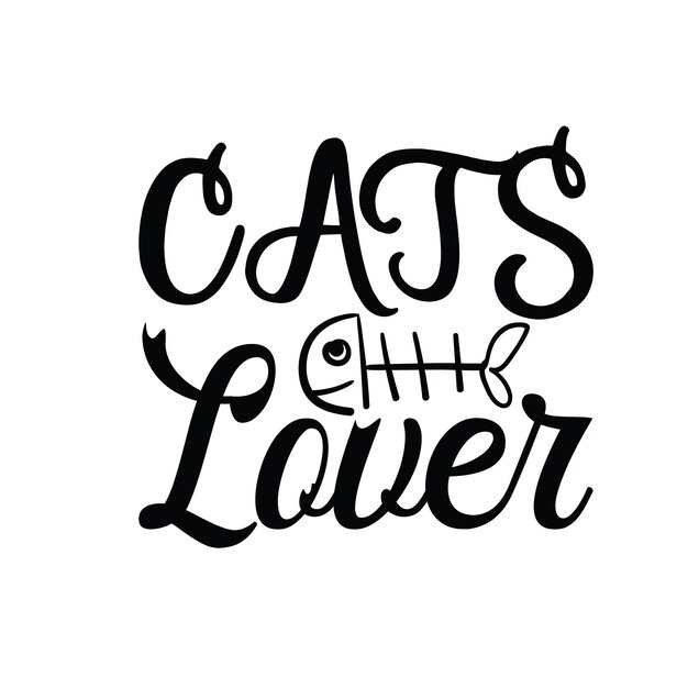 Vector cat svg design