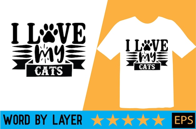 Cat svg t shirt design