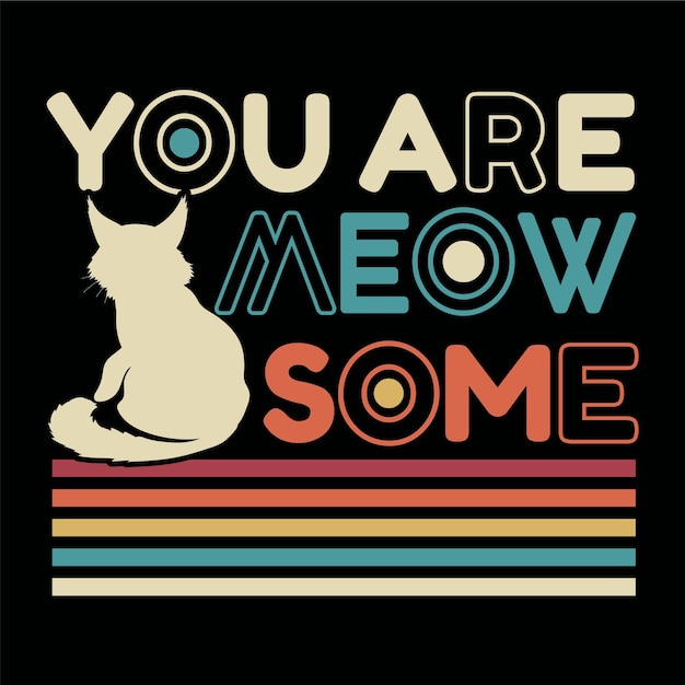 cat t shirt design