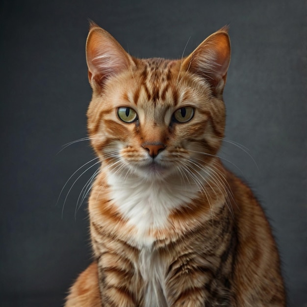 Vector a cat that is sitting on a table