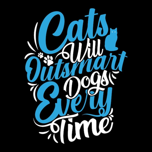 Cat Tshirt Design with cat vectors