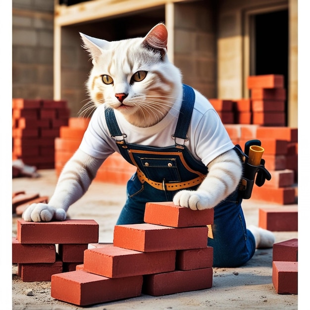 a cat wearing a shirt that says  the name  on it