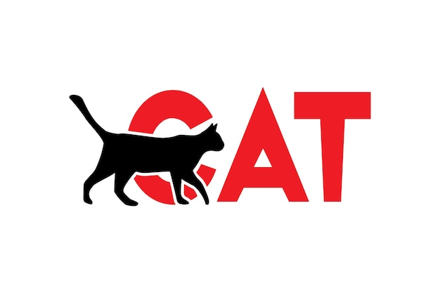 Cat - Wordmark - Animal