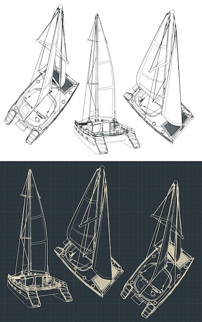 Catamaran sketches