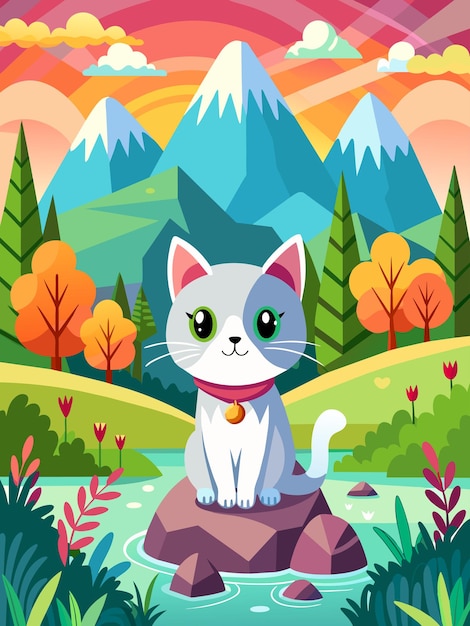 catcutelandscapebackground 10