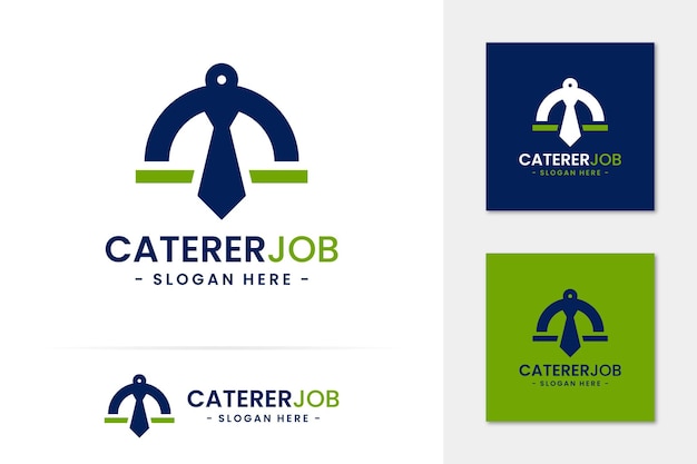 Caterer job logo vector