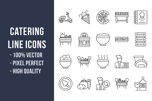 Catering Line Icons