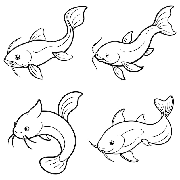 Catfish vector design