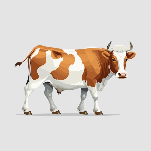 Cattle vector on white background