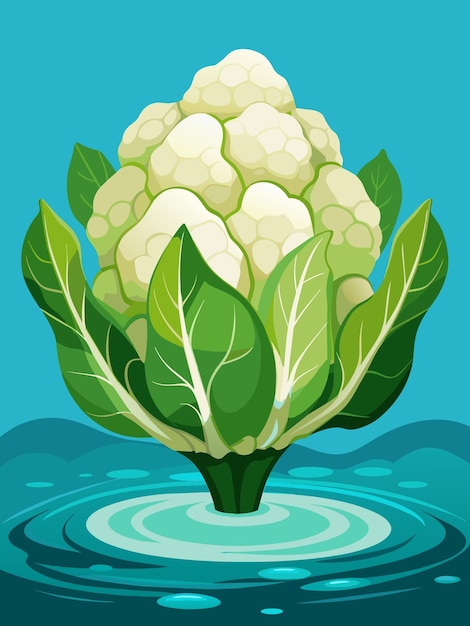 cauliflowervegetablewaterbackground 1