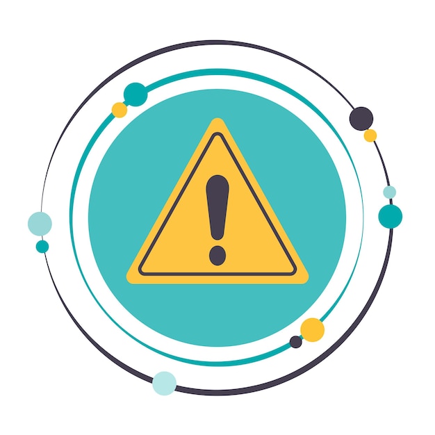 Caution hazard vector illustration graphic icon symbol