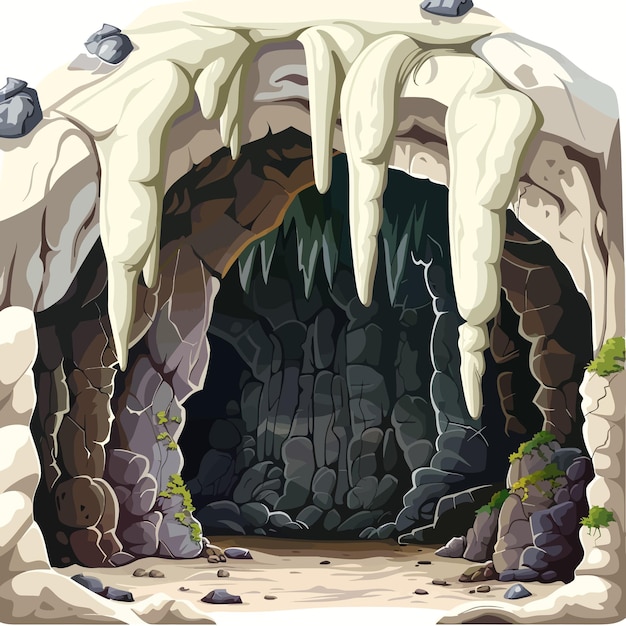 Vector cave vector