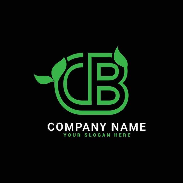 Cb bc naturalleavesecobotanical Letter logo