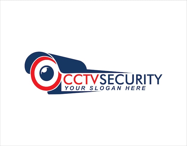 Vector cctv spy camera logo icon symbol emblem modern template vector illustration design security home