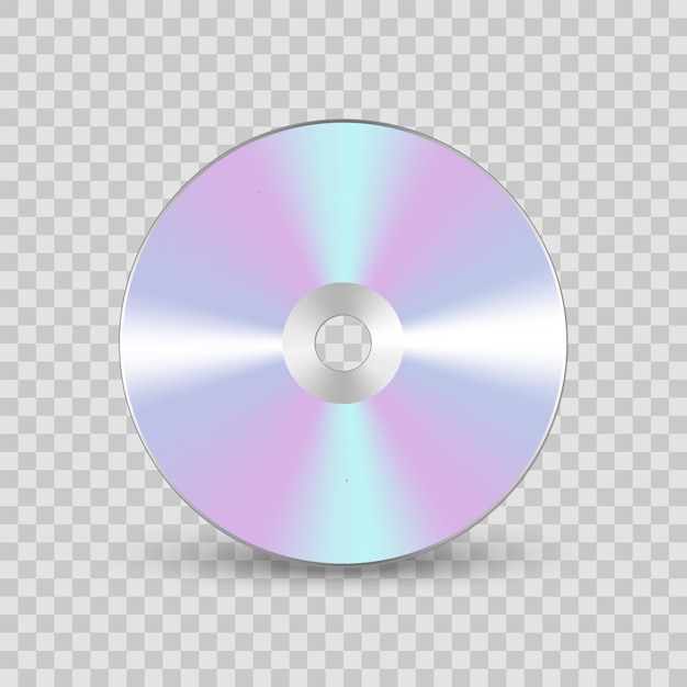 Cd or dvd compact disc realistic vector compact disk