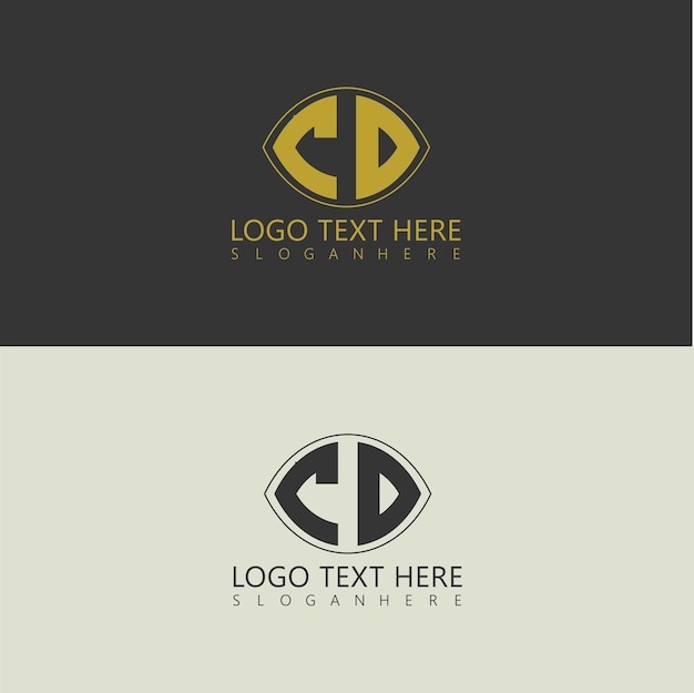 CD letter logo creative design