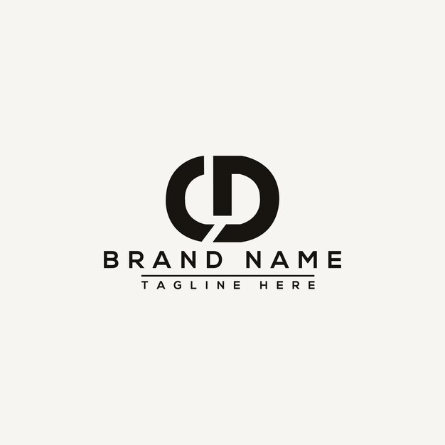 Vector cd logo design template vector graphic branding element