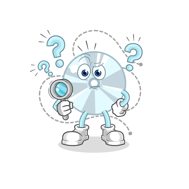 CD searching illustration character vector