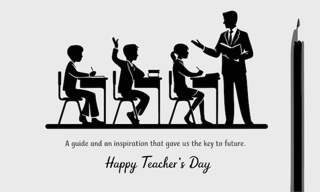 Celebrating Happy Teachers day A Vector Tribute to the Guides and Inspirations Shaping Our Future