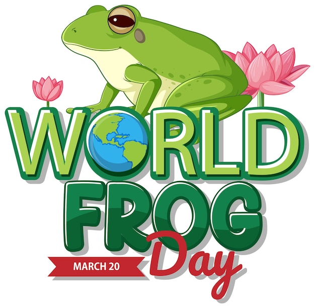 Celebrating World Frog Day Illustration