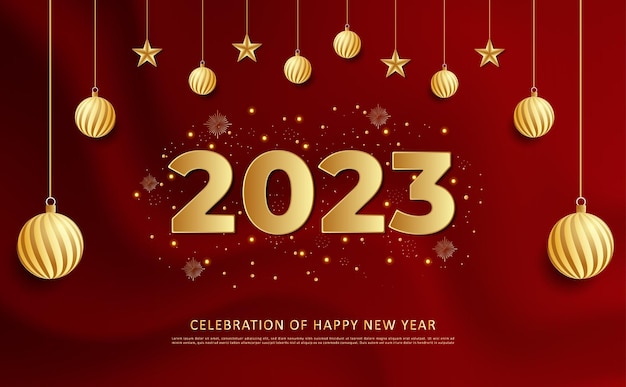 celebration of happy new year design background