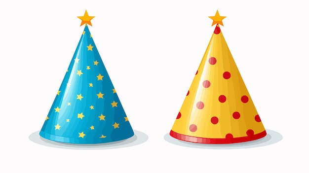 Celebration Party Hat Decoration Birthday Vector Illustration